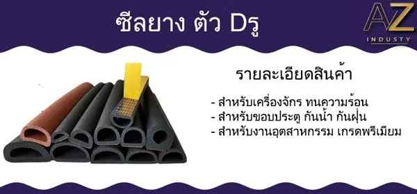 ซีลยาง ตัว D รู